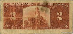 2 Dollars CANADA  1937 P.059b q.MB