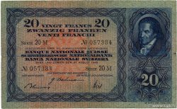 20 Francs SWITZERLAND  1946 P.39