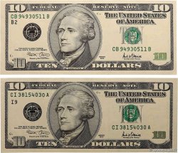 10 Dollars Lot VEREINIGTE STAATEN VON AMERIKA New York - Minneapolis 2001 P.511 fST+