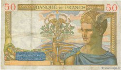 50 Francs CÉRÈS FRANKREICH  1936 F.17.27 fSS