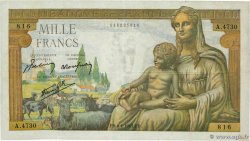 1000 Francs DÉESSE DÉMÉTER FRANCE  1943 F.40.21