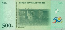 500 Francs Commémoratif REPUBBLICA DEMOCRATICA DEL CONGO  2010 P.100 FDC