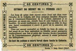 50 Centimes SENEGAL  1917 P.01c fVZ