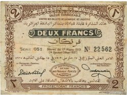 2 Francs TúNEZ  1919 P.47