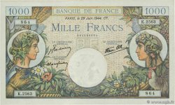 1000 Francs COMMERCE ET INDUSTRIE FRANKREICH  1944 F.39.09