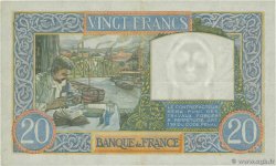 20 Francs TRAVAIL ET SCIENCE FRANCIA  1941 F.12.17 MBC+