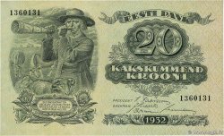 20 Krooni ESTONIA  1932 P.64 SC+