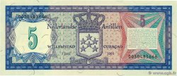 5 Gulden ANTILLES NÉERLANDAISES  1984 P.15b NEUF