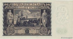 20 Zlotych POLONIA  1936 P.077 SPL+