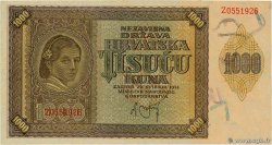 1000 Kuna CROATIE  1941 P.04a NEUF