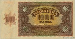 1000 Kuna KROATIEN  1941 P.04a ST