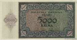 5000 Kuna CROACIA  1943 P.14a FDC