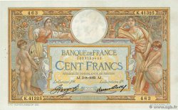 100 Francs LUC OLIVIER MERSON grands cartouches FRANCE  1933 F.24.12a