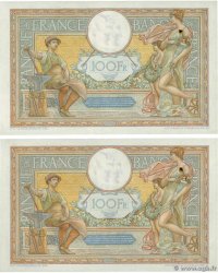 100 Francs LUC OLIVIER MERSON type modifié Consécutifs FRANCIA  1938 F.25.33 q.SPL