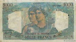 1000 Francs MINERVE ET HERCULE FRANKREICH  1945 F.41.08