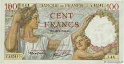 100 Francs SULLY FRANKREICH  1940 F.26.38