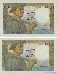 10 Francs MINEUR Lot FRANCE  1946 F.08.15