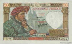 50 Francs JACQUES CŒUR FRANCE  1941 F.19.05