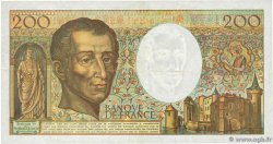 200 Francs MONTESQUIEU FRANCE  1990 F.70.10a TB+