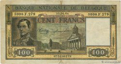 100 Francs BELGIQUE  1946 P.126