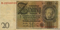 20 Reichsmark GERMANY  1929 P.181a