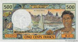 500 Francs TAHITI  1982 P.25b2 AU+