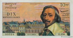 10 Nouveaux Francs RICHELIEU FRANCE  1963 F.57.22 XF+