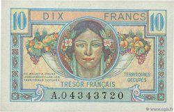 10 Francs TRÉSOR FRANÇAIS FRANKREICH  1947 VF.30.01 fST