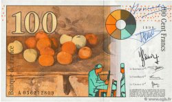 100 Francs CÉZANNE FRANCIA  1998 F.74.02 q.FDC