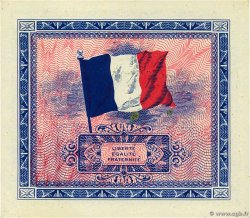 2 Francs DRAPEAU FRANCIA  1944 VF.16.01 q.FDC