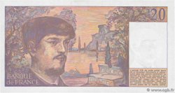 20 Francs DEBUSSY FRANCIA  1988 F.66.09 q.FDC