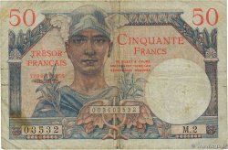 50 Francs TRÉSOR FRANÇAIS FRANCIA  1947 VF.31.02 q.MB