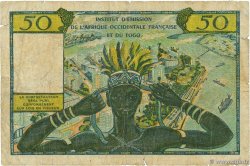 50 Francs FRENCH WEST AFRICA  1956 P.45 B