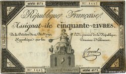 50 Livres FRANCE  1792 Ass.39