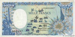 1000 Francs CONGO  1985 P.09 TTB+