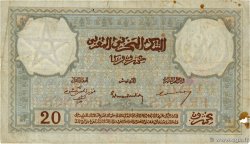 20 Francs MOROCCO  1945 P.18b VG