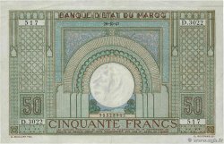 50 Francs MAROC  1947 P.21 pr.TTB