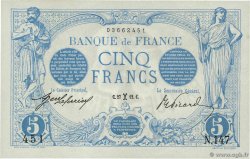 5 Francs BLEU FRANCE  1912 F.02.02 SUP