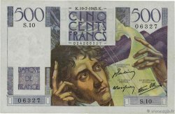 500 Francs CHATEAUBRIAND FRANCE  1945 F.34.01 SUP