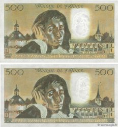 500 Francs PASCAL Lot FRANCE  1985 F.71.32 pr.SUP