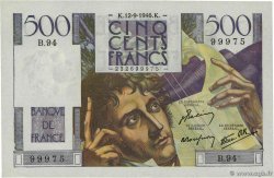 500 Francs CHATEAUBRIAND FRANCIA  1946 F.34.06 AU+