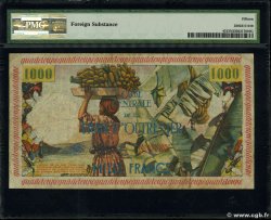 10 NF sur 1000 Francs Pêcheur GUADELOUPE  1960 P.43 S