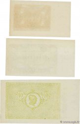 1 ,5 et 10 Francs Lot FRANCE regionalism and various Lens 1870 JER.62.16 UNC-