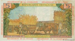 5 Francs FRENCH ANTILLES  1964 P.07a MBC