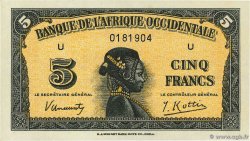 5 Francs AFRIQUE OCCIDENTALE FRANÇAISE (1895-1958)  1942 P.28a NEUF