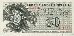 50 Cupon MOLDOVIA  1992 P.01 FDC