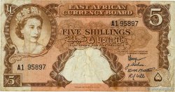 5 Shillings EAST AFRICA (BRITISH)  1958 P.37