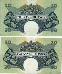 20 Shillings Lot BRITISCH-OSTAFRIKA  1958 P.39 fVZ