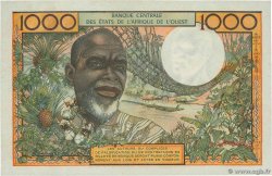 1000 Francs WEST AFRIKANISCHE STAATEN  1961 P.103Ac fST+