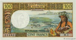 100 Francs NEW CALEDONIA  1972 P.63b AU+